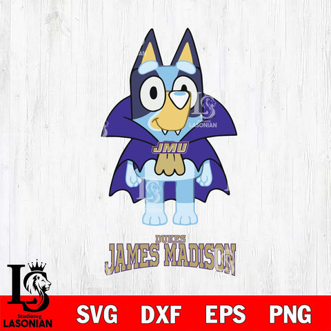 James Madison Dukes Bluey Dracula Halloween Svg Eps Dxf Png File, Digital Download, Instant Download