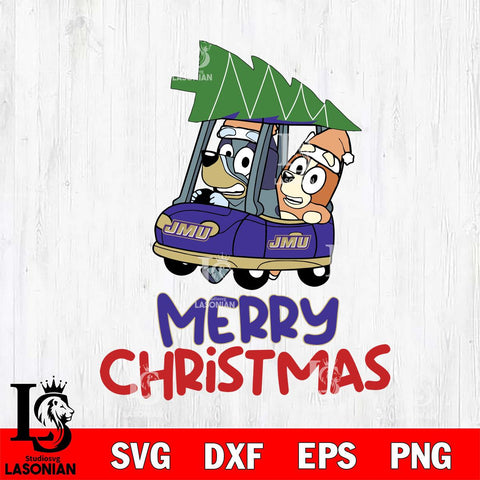 James Madison Dukes Bluey Merry Christmas Svg Eps Dxf Png File, Digital Download