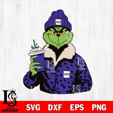 James Madison Dukes Boujee Grinch 12 Svg Eps Dxf Png File, Digital Download, Instant Download