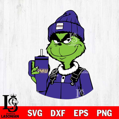 James Madison Dukes Boujee Grinch 2 Svg Eps Dxf Png File, Digital Download, Instant Download