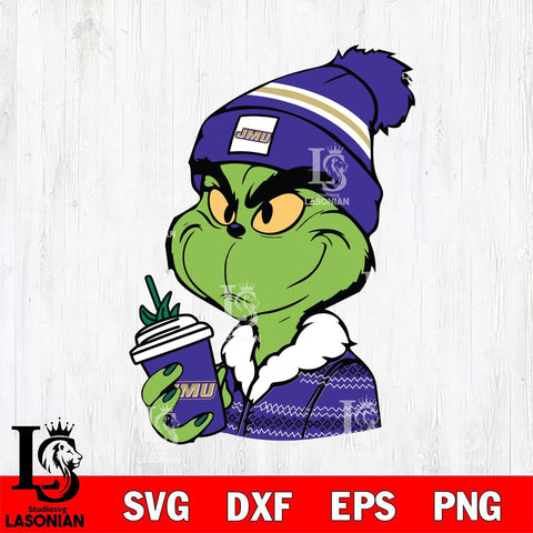James Madison Dukes Boujee Grinch Svg Eps Dxf Png File, Digital Download, Instant Download