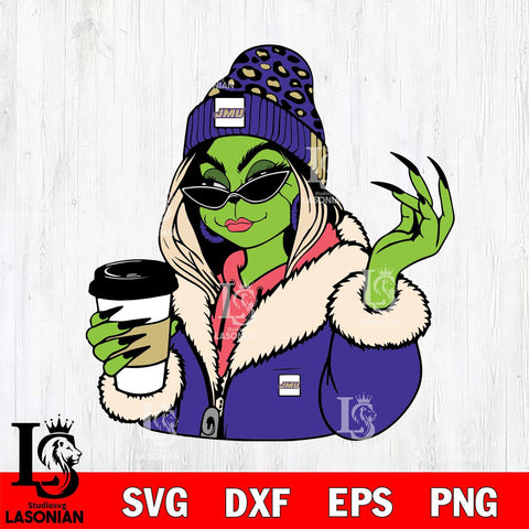 James Madison Dukes Boujee Grinch 9 Svg Eps Dxf Png File, Digital Download, Instant Download