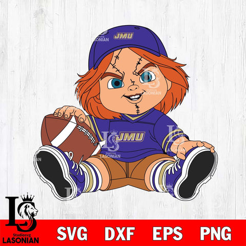 James Madison Dukes Chucky Horror 8 Svg Eps Dxf Png File, NCAA svg, Digital Download, Instant Download