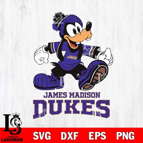 James Madison Dukes Goofy Cool Sport SVG DXF EPS PNG FILE,NCAA svg ,Football Digital Download,Instant Download, Silhouette