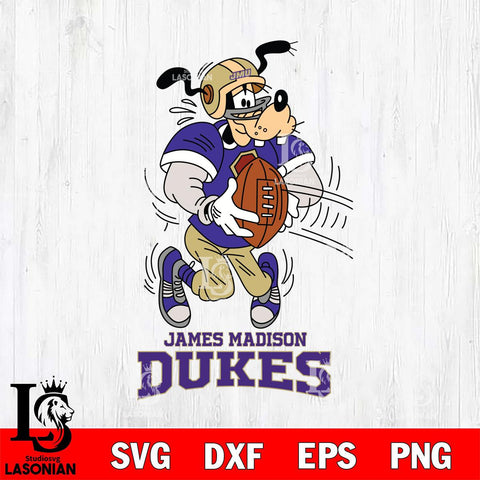 James Madison Dukes Goofy Sport Football SVG DXF EPS PNG FILE,NCAA svg ,Football Digital Download,Instant Download, Silhouette