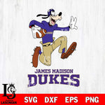 James Madison Dukes Goofy rugby Sport SVG DXF EPS PNG FILE,NCAA svg ,Football Digital Download,Instant Download, Silhouette