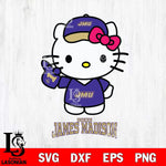 James Madison Dukes Hello Kitty Best Fan Svg Eps Dxf Png File, Digital Download, Instant Download