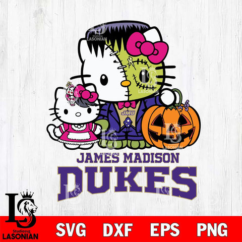James Madison Dukes Hello Kitty Horror 10 Svg Eps Dxf Png File, Digital Download