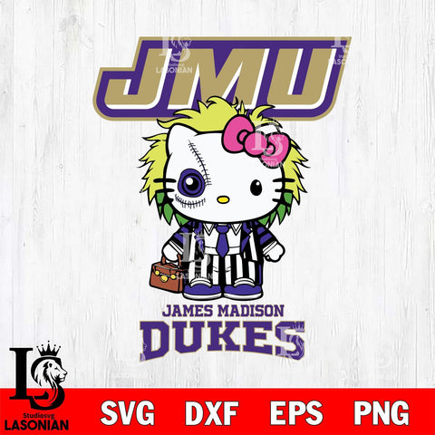 James Madison Dukes Hello Kitty Horror 8 Svg Eps Dxf Png File, Digital Download