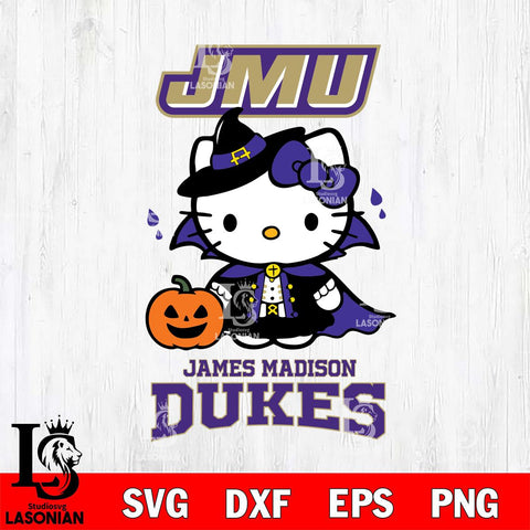 James Madison Dukes Hello Kitty Horror 9 Svg Eps Dxf Png File, Digital Download