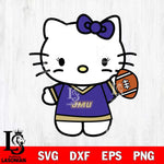 James Madison Dukes Hello Kitty sport 7 Svg Eps Dxf Png File, NCAA svg, Digital Download, Instant Download