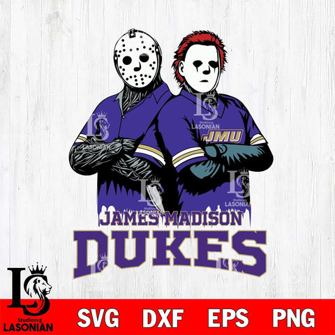 James Madison Dukes Jason Voorhees 8 Svg Eps Dxf Png File, Digital Download