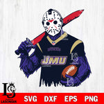 James Madison Dukes Jason Voorhees Horror 11 Svg Eps Dxf Png File, NCAA svg, Digital Download, Instant Download