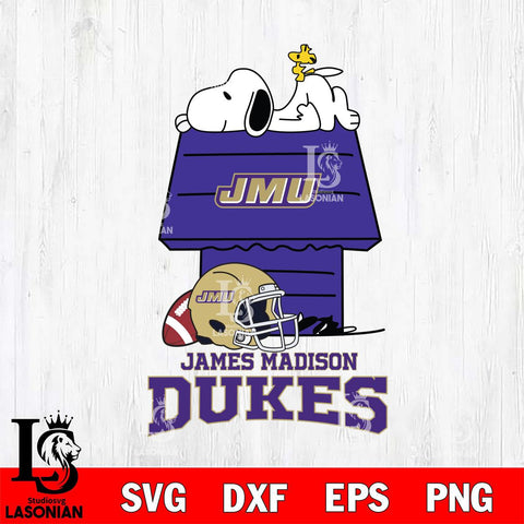 James Madison Dukes Snoopy Chill Football SVG DXF EPS PNG FILE,Snoopy File Cut, NCAA Digital Download,Instant Download,Christmas Silhouette