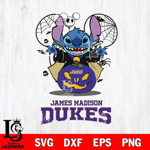 James Madison Dukes Stitch Horror Halloween Svg Eps Dxf Png File, Digital Download, Instant Download