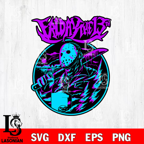 Jason Voorhees Friday the 13th Svg Eps Dxf Png File, Digital Download, Instant Download