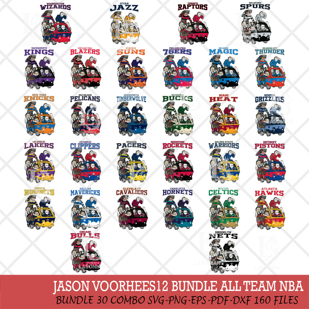 Jason Voorhees Horror 10 NBA ALL TEAM – lasoniansvg