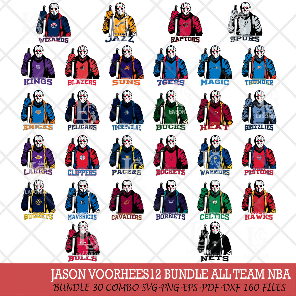 Jason Voorhees Horror 3 NBA ALL TEAM – lasoniansvg