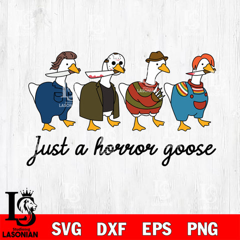 Just A Horror Goose SVG DXF EPS PNG FILE, Halloween File Cut, Digital Download,Instant Download, Silhouette,Horror Cricut