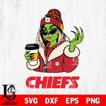 Kansas City Chiefs Boujee Grinch Girls Christmas Svg Eps Dxf Png File,Cricut svg files, Digital Download, Instant Download
