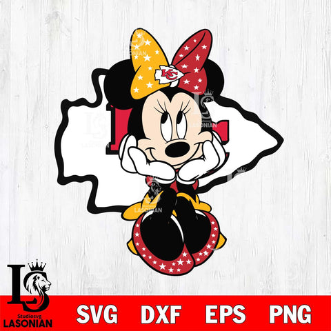 Kansas City Chiefs Cute Minnie Mouse