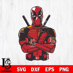 Kansas City Chiefs Deadpool Svg Eps Dxf Png File, Digital Download, Instant Download