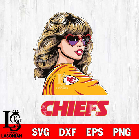 Kansas City Chiefs Fan And Taylor Swift Fan Svg Eps Dxf Png File, Digital Download, Instant Download