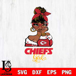 Kansas City Chiefs Fan Girl Svg Eps Dxf Png File, Digital Download, Instant Download