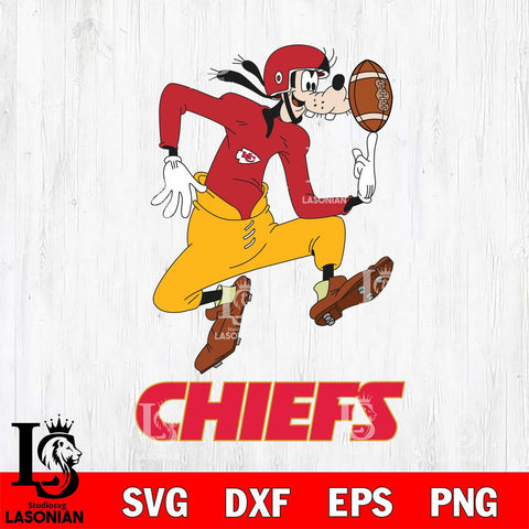 Kansas City Chiefs Goofy Circus Football SVG DXF EPS PNG FILE,NFL Cricut ,Football Digital Download,Instant Download, Silhouette