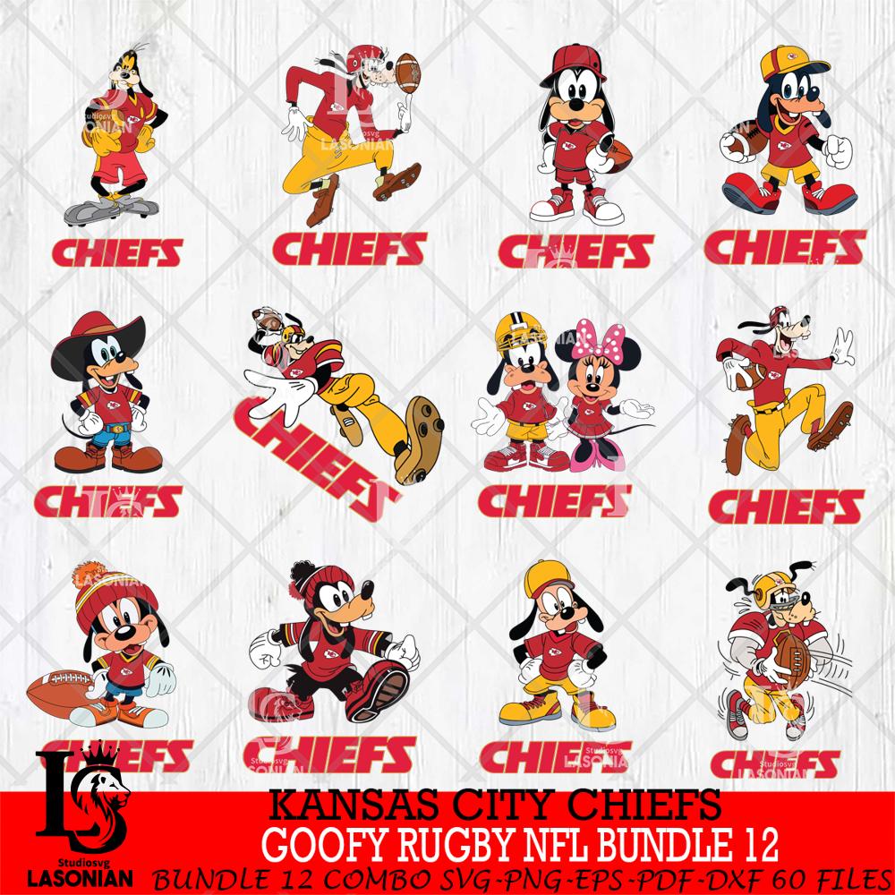 Kansas City Chiefs Goofy Rugby NFL Bundle 12 – lasoniansvg