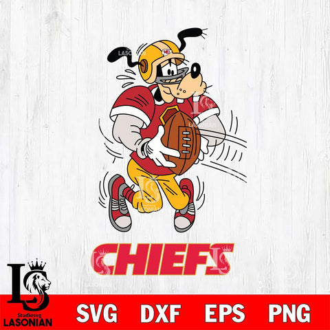 Kansas City Chiefs Goofy Sport Football SVG DXF EPS PNG FILE,NFL Cricut ,Football Digital Download,Instant Download, Silhouette