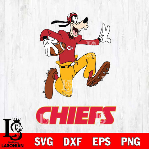 Kansas City Chiefs Goofy rugby Sport SVG DXF EPS PNG FILE,NFL Cricut ,Football Digital Download,Instant Download, Silhouette