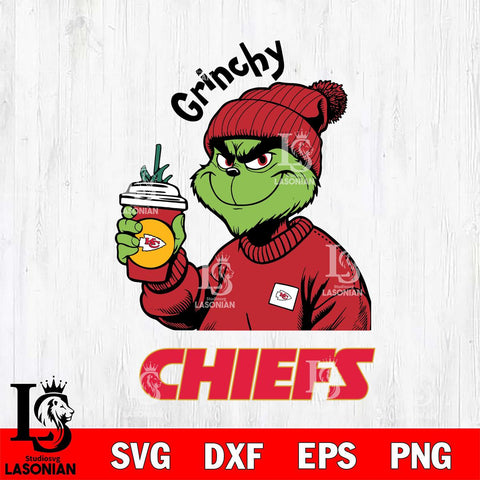 Kansas City Chiefs Grinchy Bougie Christmas Svg Eps Dxf Png File,Cricut svg files, Digital Download, Instant Download