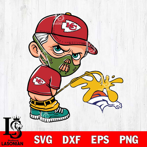 Kansas City Chiefs Hannibal Lecter Piss On Denver Broncos Svg Eps Dxf Png File, Digital Download, Instant Download