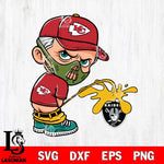Kansas City Chiefs Hannibal Lecter Piss On Las Vegas Raiders Svg Eps Dxf Png File, Digital Download, Instant Download