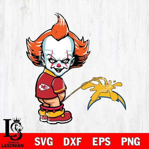 Kansas City Chiefs IT Piss On Los Angeles Chargers Svg Eps Dxf Png File, Digital Download, Instant Download