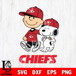 Kansas City Chiefs Peanuts Snoopy Friends SVG DXF EPS PNG FILE,Snoopy File Cut, Nfl Digital Download,Instant Download, Silhouette