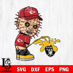 Kansas City Chiefs Pinhead Piss On Las Vegas Raiders Svg Eps Dxf Png File, Digital Download, Instant Download