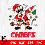 Kansas City Chiefs Santa Claus Football Svg Eps Dxf Png File,NFL Svg Files,Digital Download,Sublimation,Instant Download