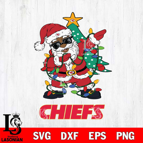 Kansas City Chiefs Santa Claus Ugly Christmas Svg Eps Dxf Png File,NFL Svg Files,Digital Download,Sublimation,Instant Download