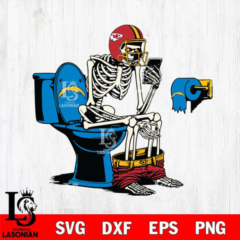 Kansas City Chiefs Shit On Los Angeles Chargers Svg Eps Dxf Png File, Digital Download, Instant Download