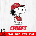 Kansas City Chiefs Snoopy Football sport SVG DXF EPS PNG FILE,Snoopy File Cut, Nfl Digital Download,Instant Download, Silhouette