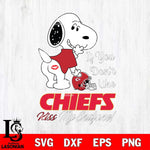 Kansas City Chiefs Snoopy If you dont like kiss SVG DXF EPS PNG FILE,Snoopy File Cut, Nfl Digital Download,Instant Download, Silhouette