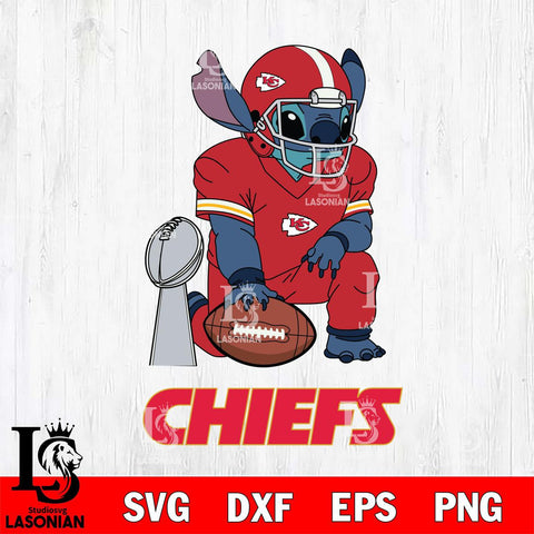 Kansas City Chiefs Stitch Vince Lombardi Trophy SVG DXF EPS PNG FILE, NFL File Cut, Digital Download,Instant Download, Silhouette, Cricut