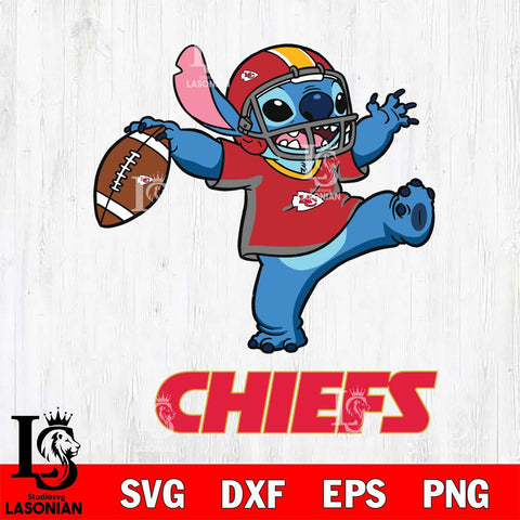 Kansas City Chiefs Stitch dance rugby ball SVG DXF EPS PNG FILE, Stitch File Cut,NFL Digital Download,Instant Download, Silhouette