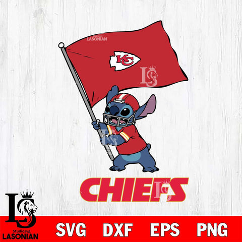 Kansas City Chiefs Stitch flag SVG DXF EPS PNG FILE, NFL File Cut, Digital Download,Instant Download, Silhouette, Cricut