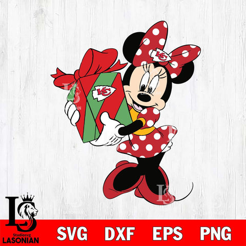 Kansas City Chiefs mickey christmas 8 Svg Eps Dxf Png File, Digital Download, Instant Download
