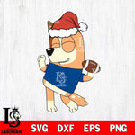 Kansas City Royals Bluey Chilli Christmas Svg Eps Dxf Png File, Digital Download, Instant Download