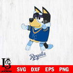 Kansas City Royals Bluey Dad Dance Svg Eps Dxf Png File, Digital Download, Instant Download
