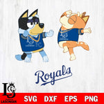 Kansas City Royals Bluey Dance Svg Eps Dxf Png File, Digital Download, Instant Download